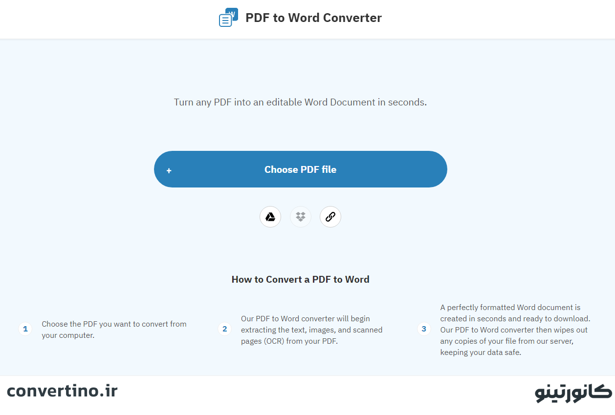 بهترین روش تبدیل فایل‌های pdf به word